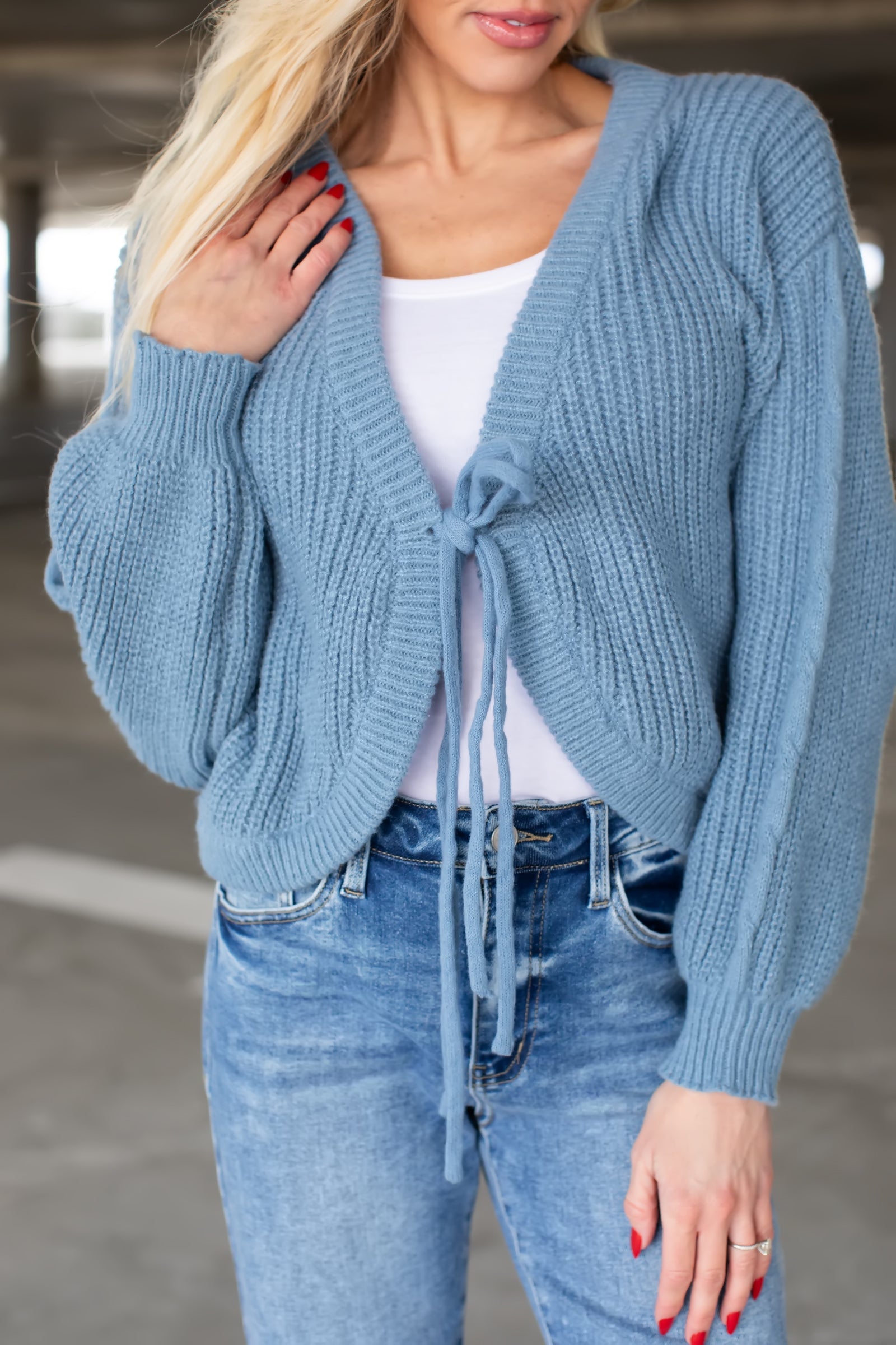 We Sure Are Cute Cardigan - Blue, Closet Candy, 1