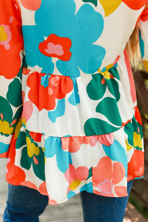 Blossom Lane Top, Floral, Closet Candy,  9