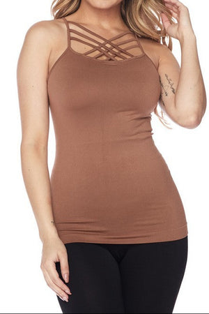 Caught in the Lines Cami Tank Top