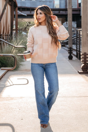 Got New Rules Sweater - Khaki, Closet Candy, 3