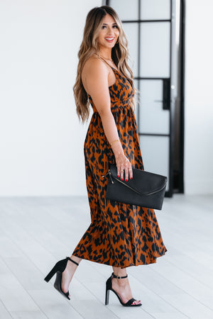 We Still Have Fun Maxi Dress - Leopard, Closet Candy, 6