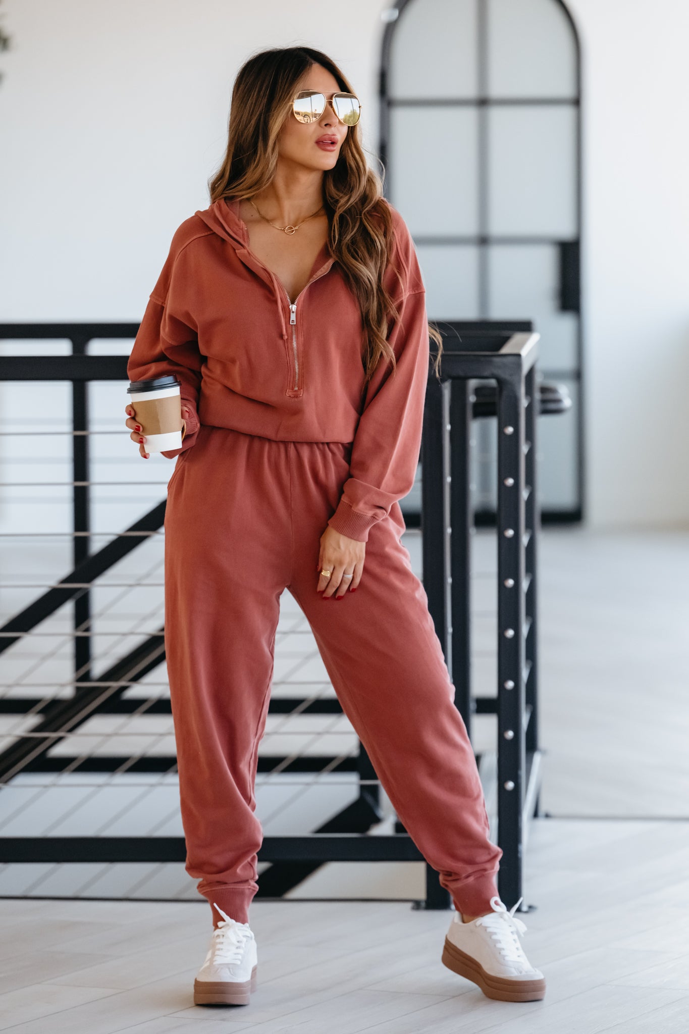 Jumpsuit rust shop