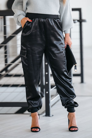 You Show Me Something Pants - Black, Closet Candy, 1