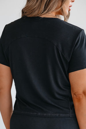 It's Gettin' Kind Of Late Tee - Black, Closet Candy, 7