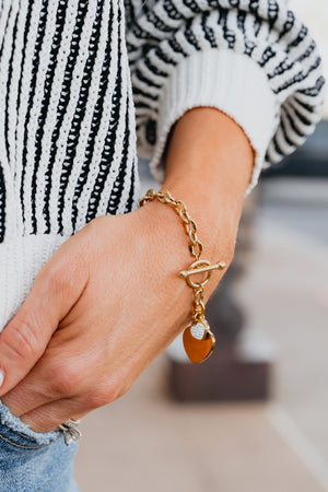 Love Link Bracelet - Gold, Closet Candy, 4