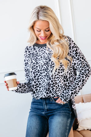Relaxed Roar Sweater - Off White, Closet Candy, 1