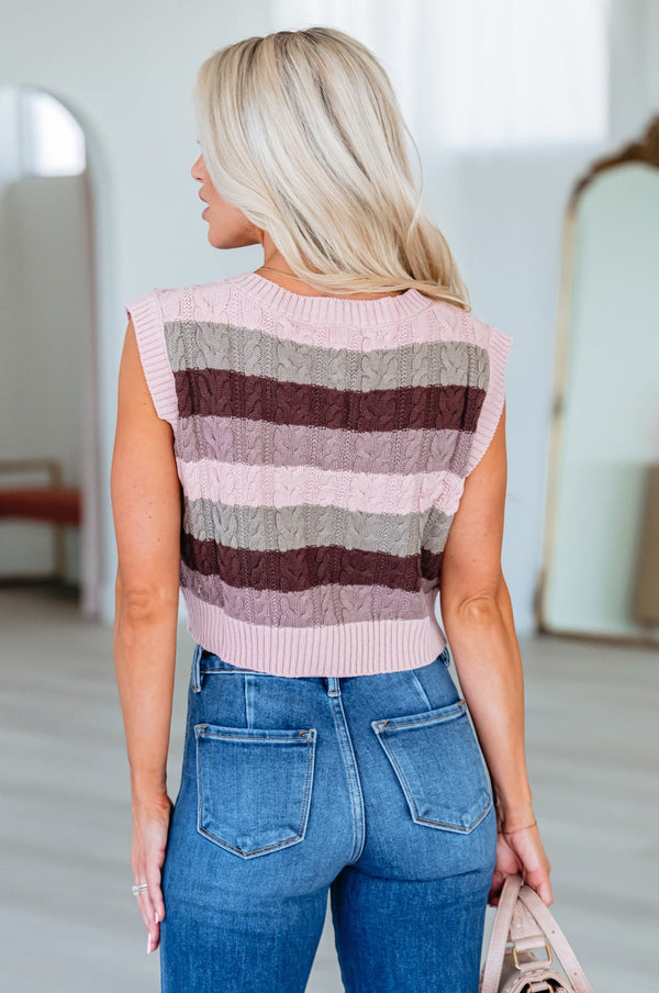 Mauve 3 Piece Vest Set main image 1