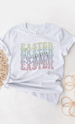Pastel Bliss Easter Graphic Tee, Closet Candy, 7