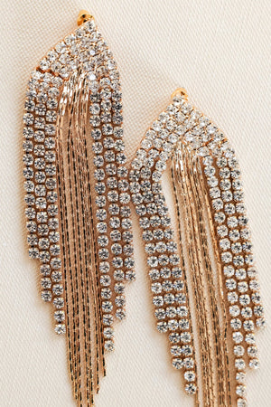 Make A Statement Earrings - Gold, Closet Candy, 2