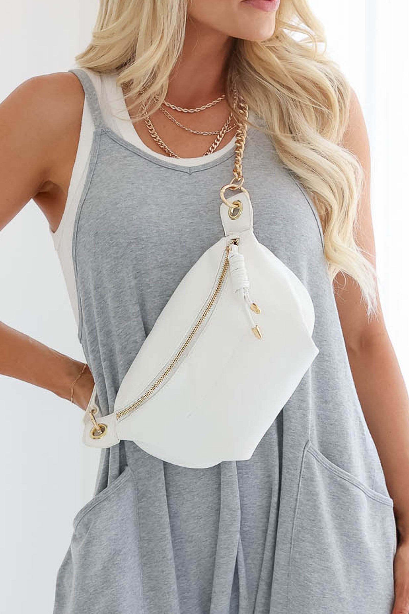 Epiphany Sling Bag - White Ashley 1 closet candy 