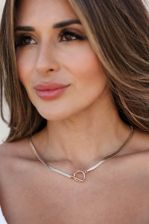 Blissful Chain Necklace - Gold, Closet Candy, 1