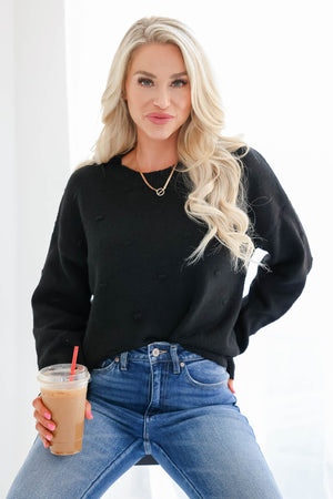 Take it Easy Sweater - Black closet candy 1