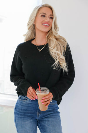 Take it Easy Sweater - Black closet candy 2
