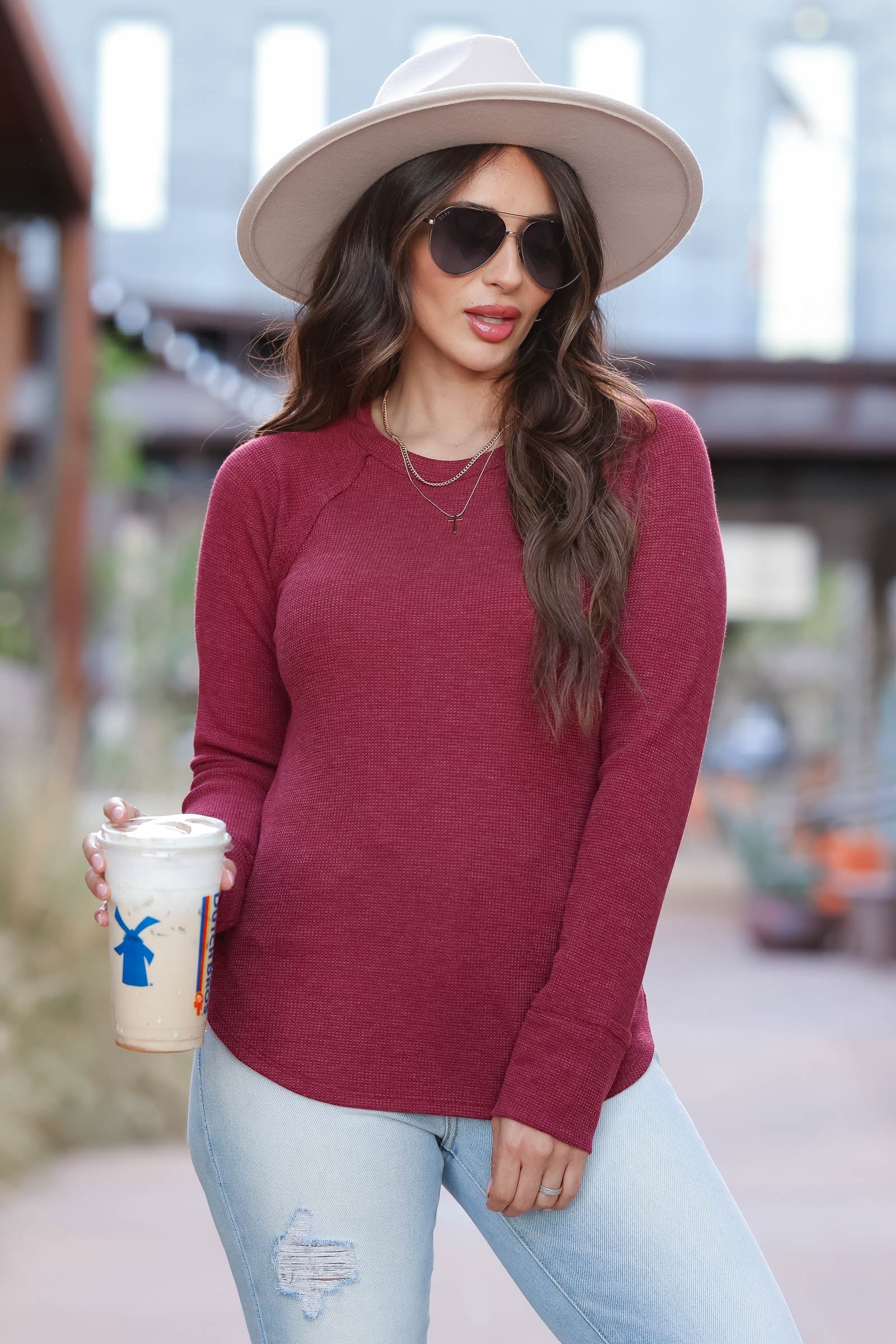 When It Matters Top - Cabernet, Closet Candy, 1