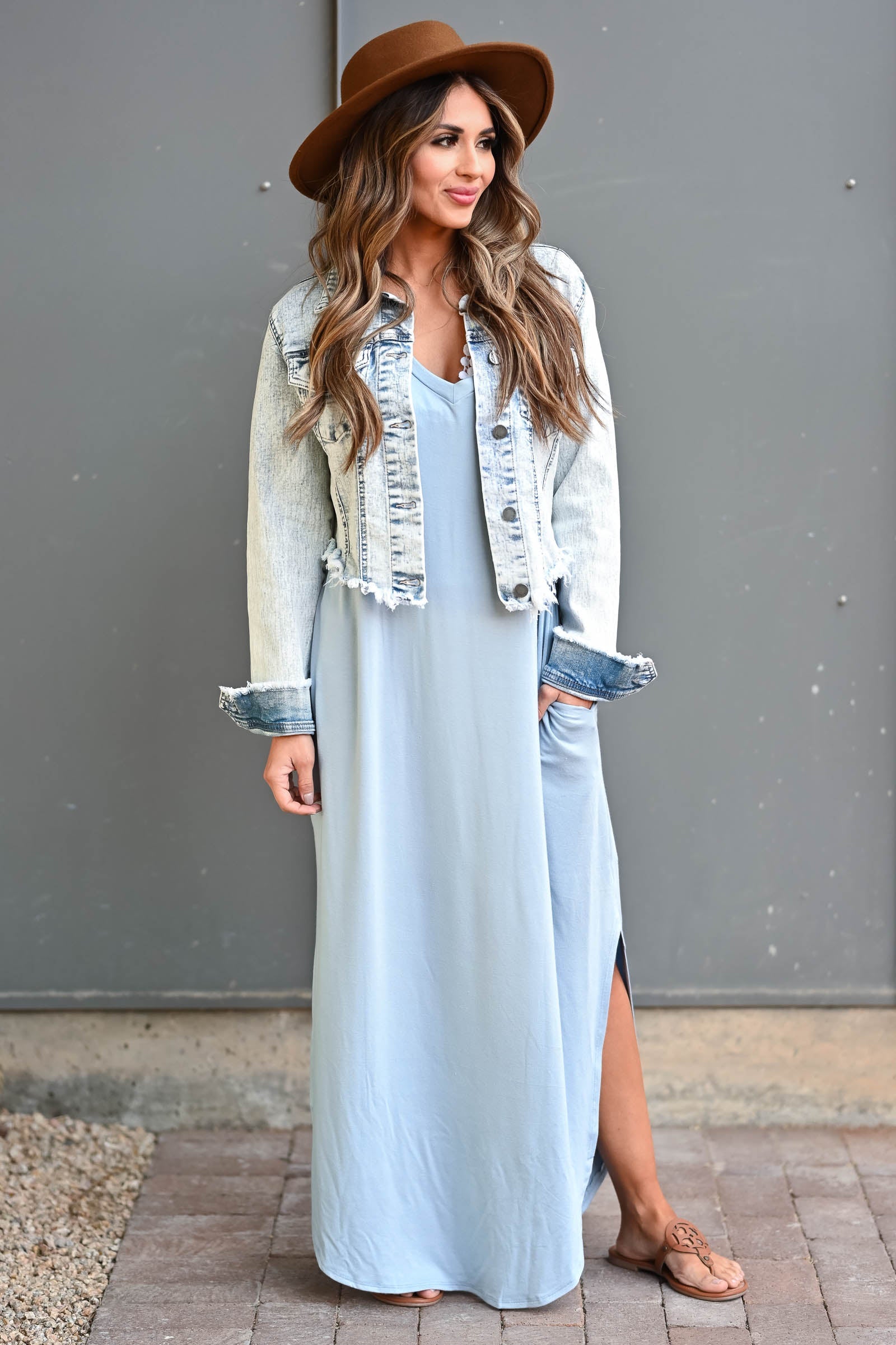 I'll Be By The Pool Maxi Dress - Sky Blue, Closet Candy, 1