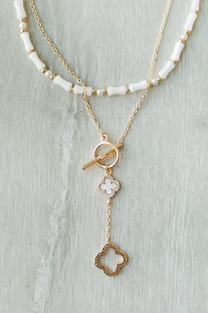 Elysian Drop Necklace – Gold, Closet Candy, 2