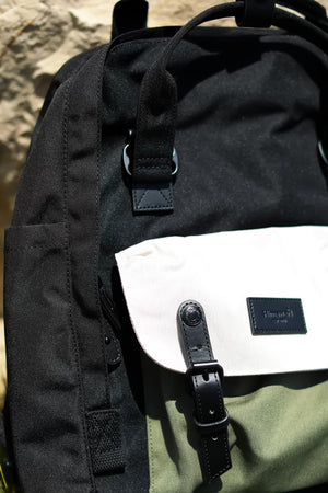 Carry Me Home Backpack Bag, Black/White, Closet Candy, 3