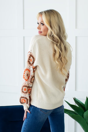Don't Wanna Miss Out On Holiday Sweater - Oatmeal, Closet Candy, 2