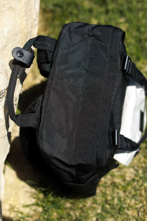 Carry Me Home Backpack Bag, Black/White, Closet Candy, 6