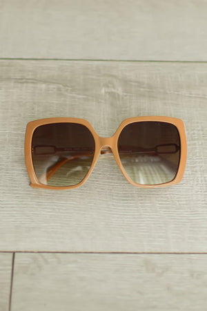 Soleil Elegance Sunglasses - Nude, Closet Candy, 1