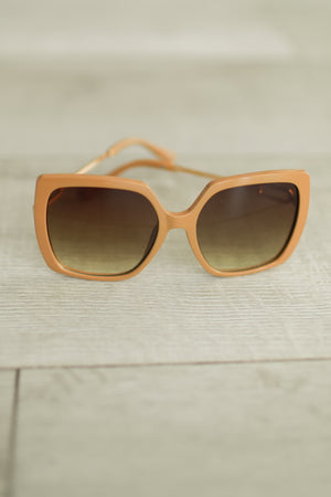 Soleil Elegance Sunglasses - Nude, Closet Candy, 4