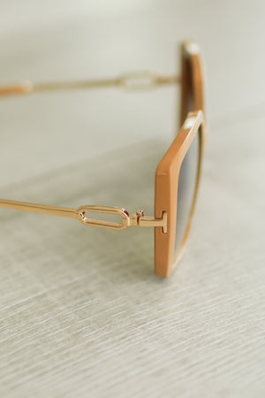 Soleil Elegance Sunglasses - Nude, Closet Candy, 3