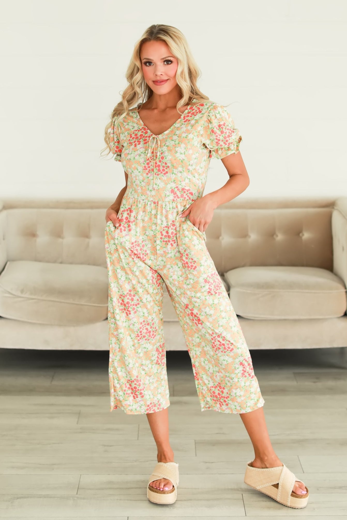 Clementine Days Spring Jumpsuit - Mint, Closet Candy, 1