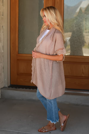 Love in the Breeze Kimono, Mocha, Closet Candy, 4