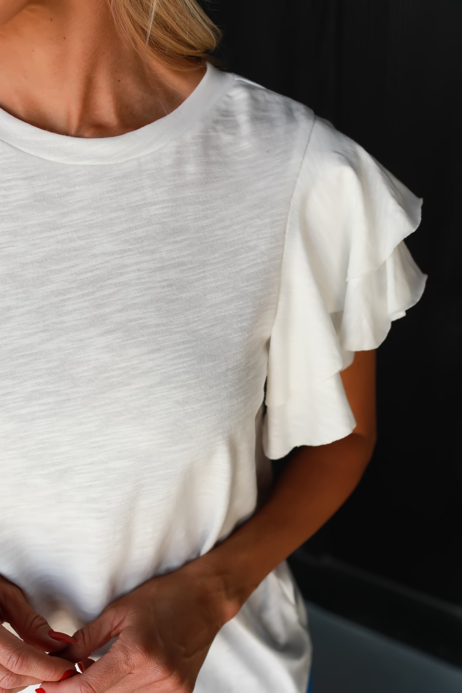 Cascade of Whispers Ruffle Blouse, Closet Candy, 1