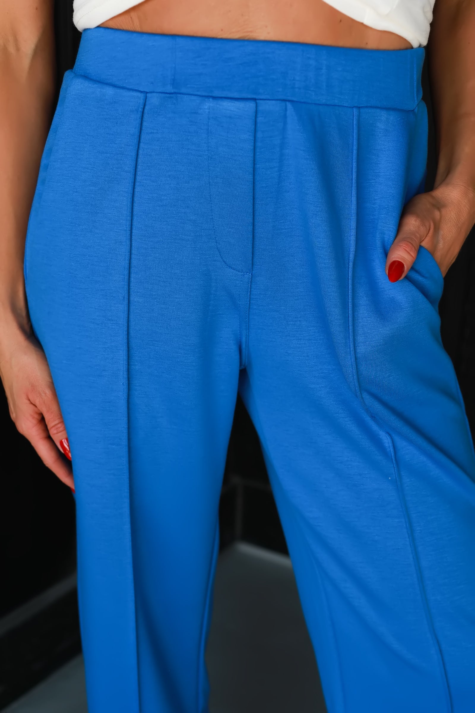 Born for the Spotlight Wide Leg Pants - Sky Blue, Closet Candy, 1