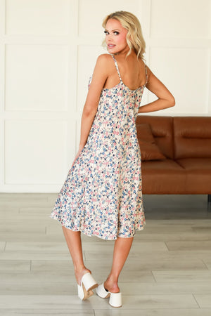 Elira Blossom Slip Midi Dress - Floral, Closet Candy, 5