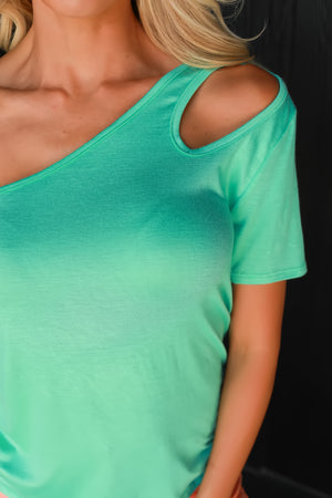 Shoulda Cut Me Better Top - Mint, Closet Candy, 2