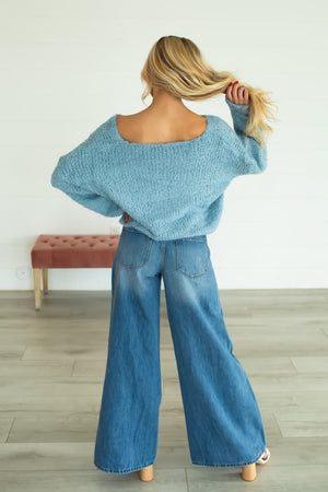 Never Get Over Sweater - Blue, Closet Candy, 5