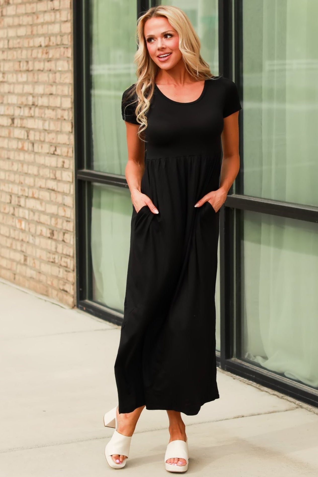Graceful Nights Maxi Dress - Black, Closet Candy, 1