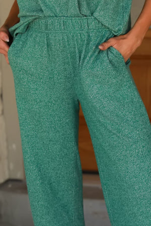 Softly Yours Lounge Set, Dark Green, Closet Candy, 3