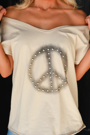 Serotonin & Stardust Graphic Tee - Cream, Closet Candy, 2