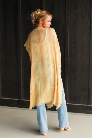 Echoes of Summer Tribal Kimono, Mustard, Closet Candy, 8