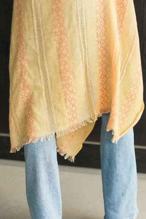 Echoes of Summer Tribal Kimono, Mustard, Closet Candy, 3
