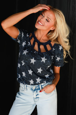 Freedom Feels Like This Top - Dk. Navy, Closet Candy, 1
