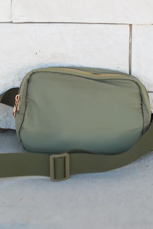 Miles to Go Fanny Bag, Olive, Closet Candy, 3