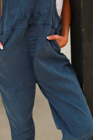 You'd Be The One Overalls - Blackberry, Closet Candy, 3