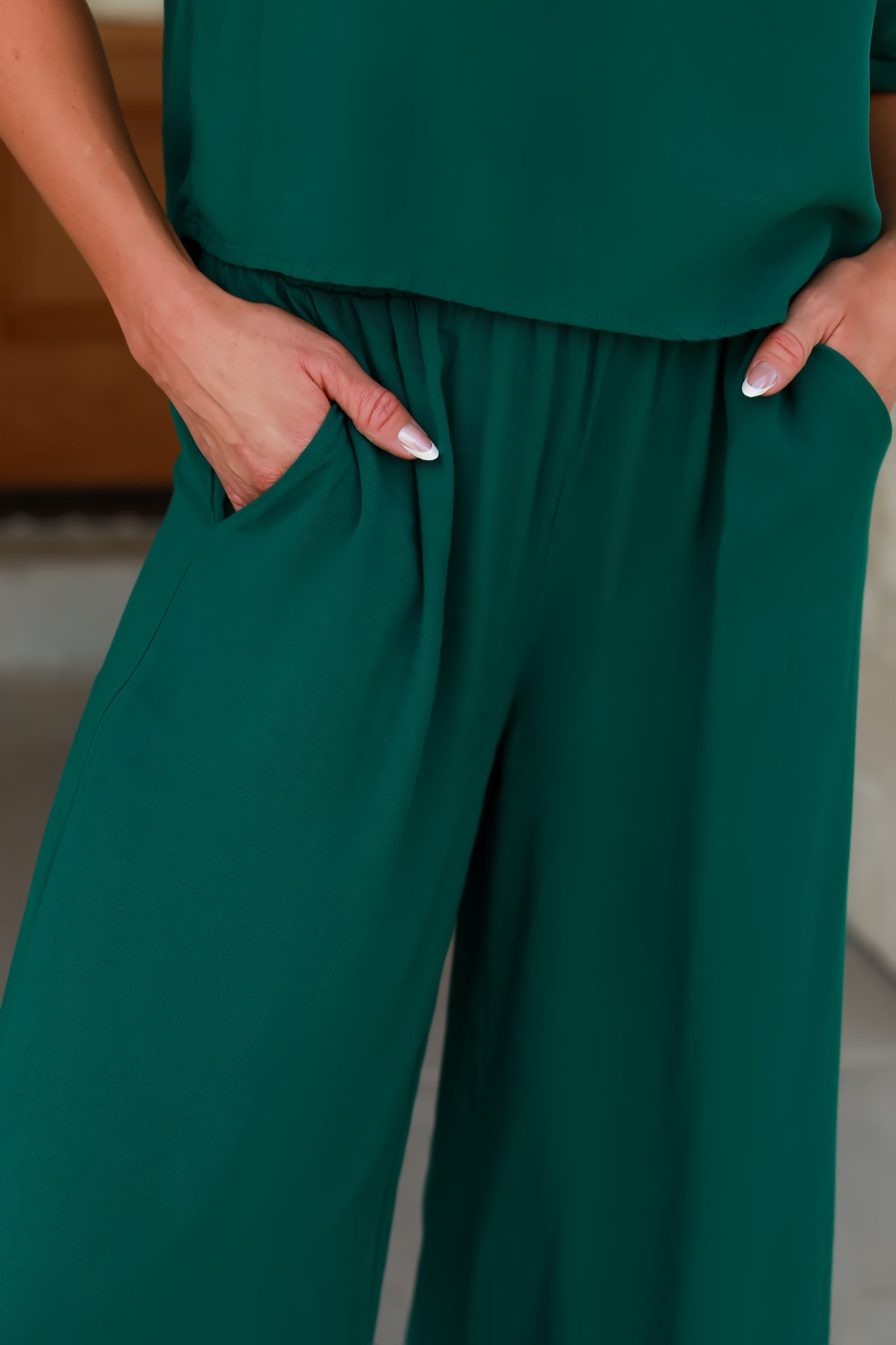 Every Day I Love You More Lounge Set - Dk. Green, Closet Candy, 1