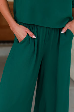 Every Day I Love You More Lounge Set - Dk. Green, Closet Candy, 2
