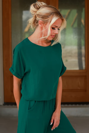 Every Day I Love You More Lounge Set - Dk. Green, Closet Candy, 6
