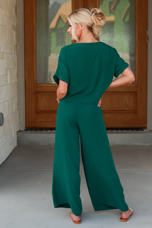 Every Day I Love You More Lounge Set - Dk. Green, Closet Candy, 7