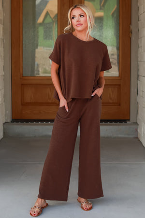 Promise You My Love Lounge Set - Brown, Closet Candy, 5