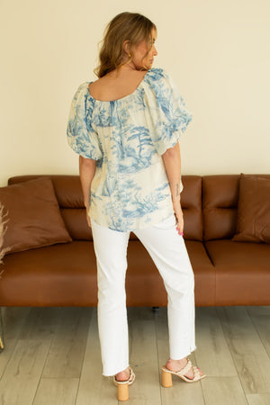 Calm Breeze & Serenity Blouse - Light Blue, Closet Candy, 5
