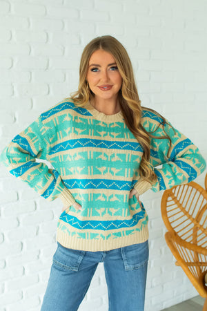 Whole Lotta You Sweater - Mint Teal, Closet Candy, 6