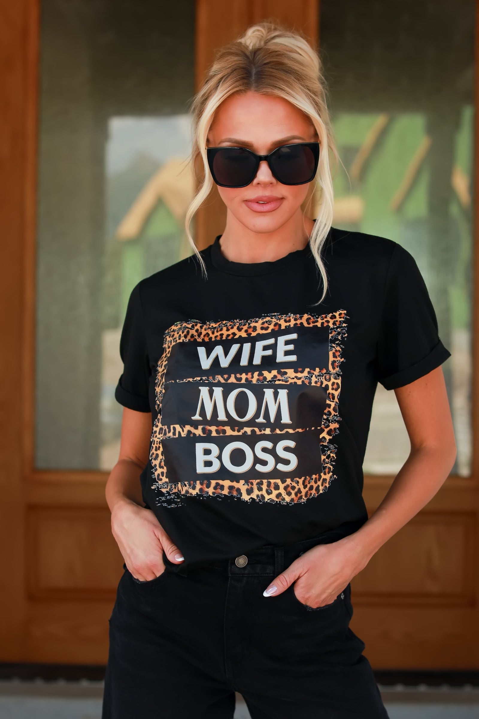 Stronger Than Yesterday Graphic Tee - Black, Closet Candy, 1