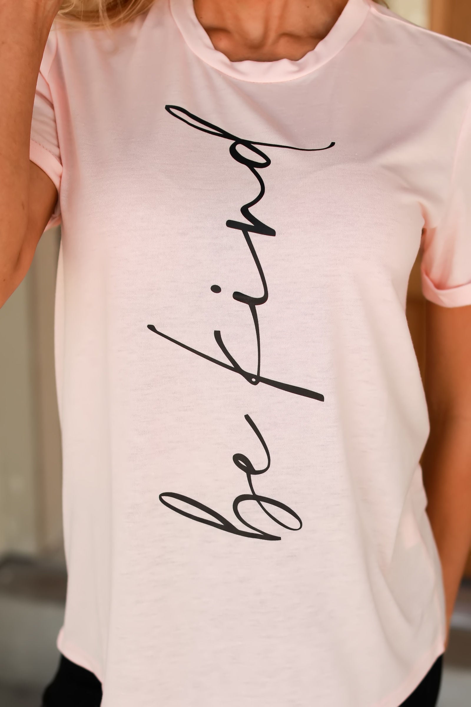 Feel Good Graphic Tee, Watermelon Pink, Closet Candy, 1